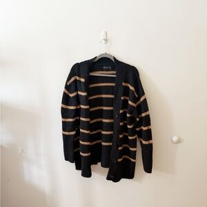 ASOS Design Black and Tan Cardigan